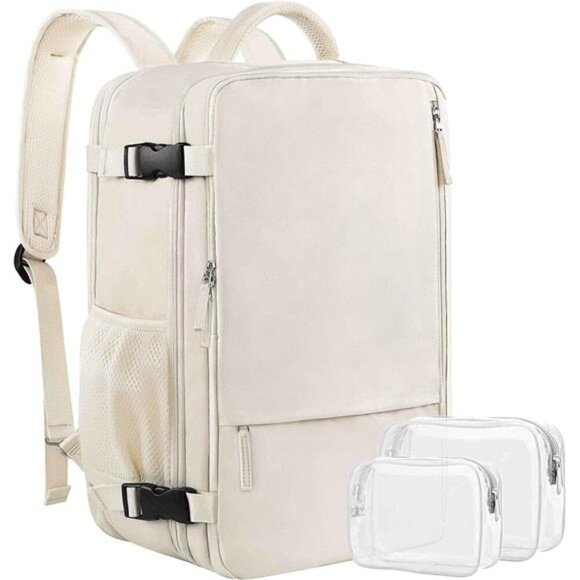 Travel Backpack for Women, Expandable 40L Carry on Flight Approved Backpack main image 5